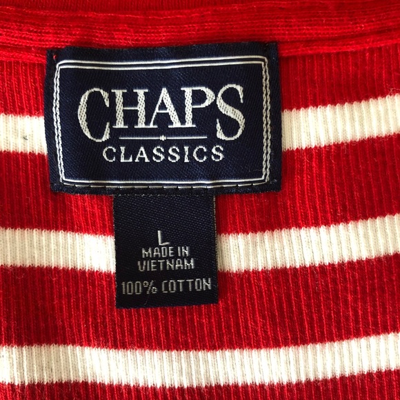 Red stripe women’s top. Light sweater like new - Picture 6 of 6